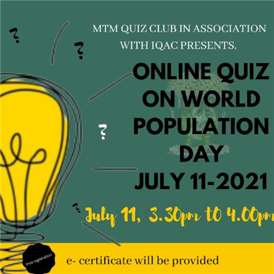 World Population Day Quiz
