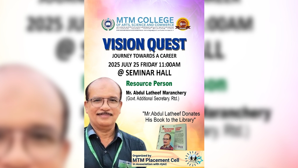 Vision quest Journey towards a career
