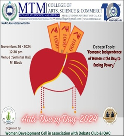 Debate Series – ‘Economic Independence of Women is the Key to Ending Dowry’