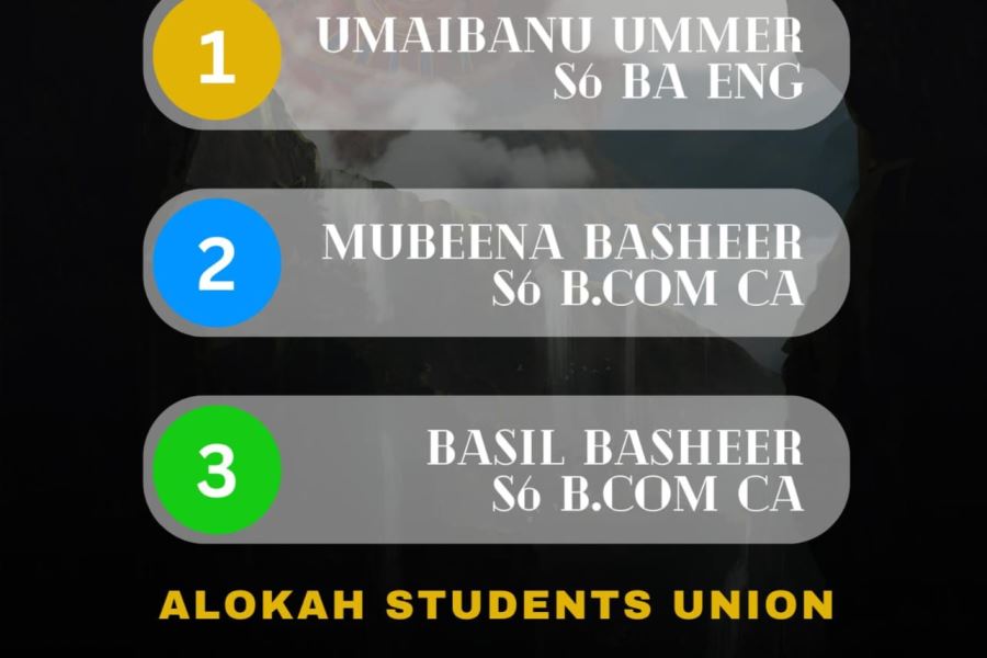 MTM College ALOKAH Union Art Fest 2023-24 Elocution English Result