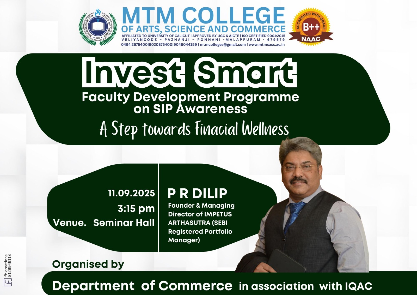 A Step towards Financial Wellness