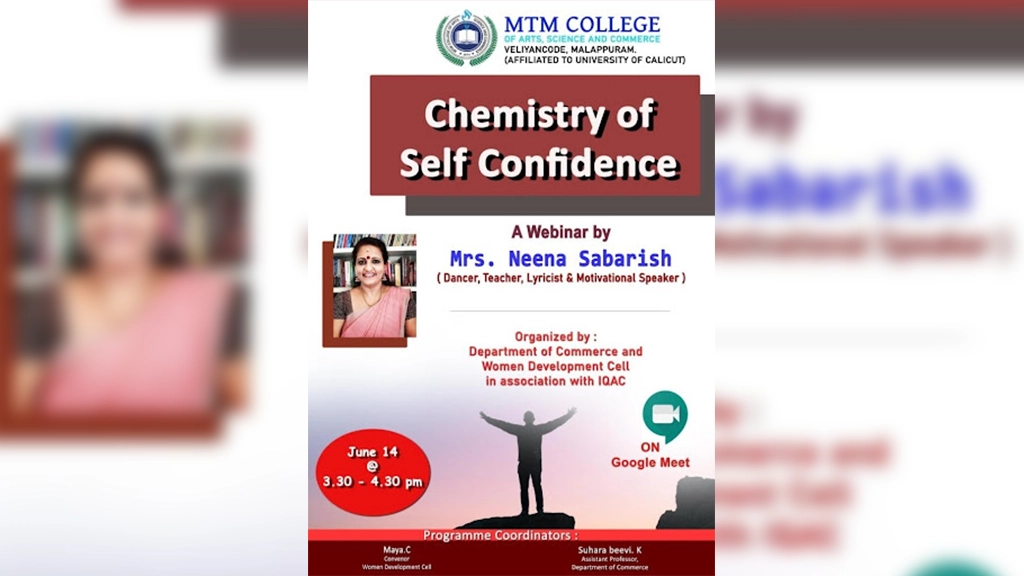Webinar Chemistery Of Self Confidence