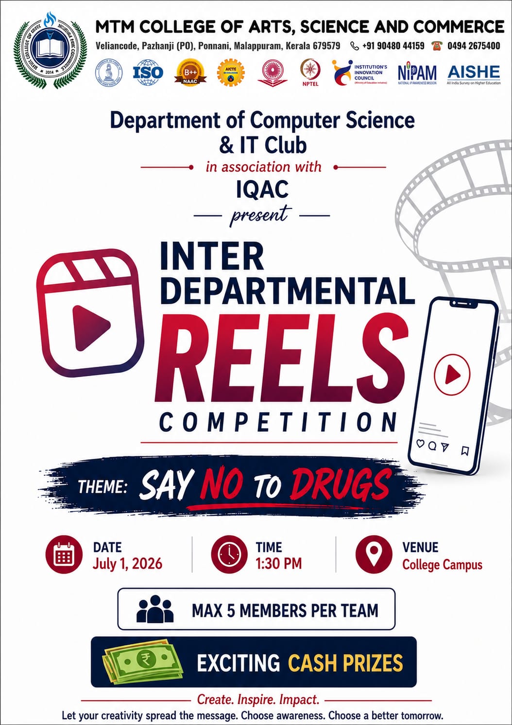 Reel for a Cause: Anti-Drug Awareness Competition