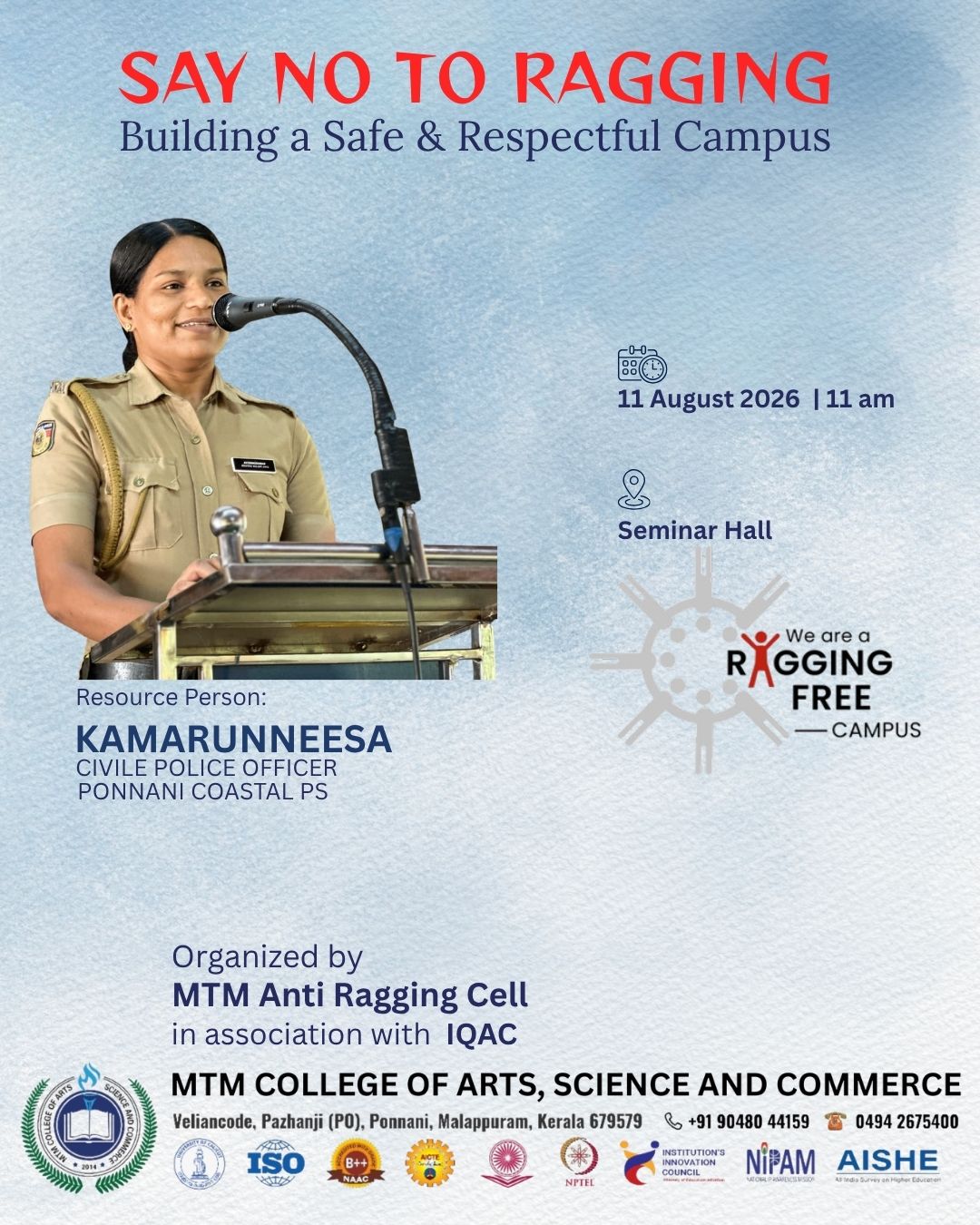 Say No to Ragging – Building a Safe & Respectful Campus